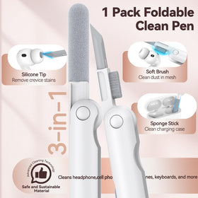 Polislime AirPods Pro 3 case package includes cleaning pen and accessories.
