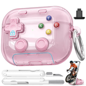Polislime AirPods Pro 3 case with pressable button for tactile relief