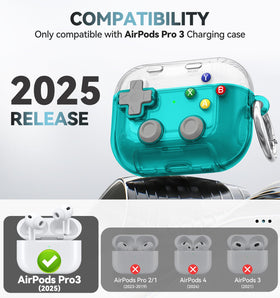 Polislime AirPods Pro 3 case safety-lock keeps lid secure