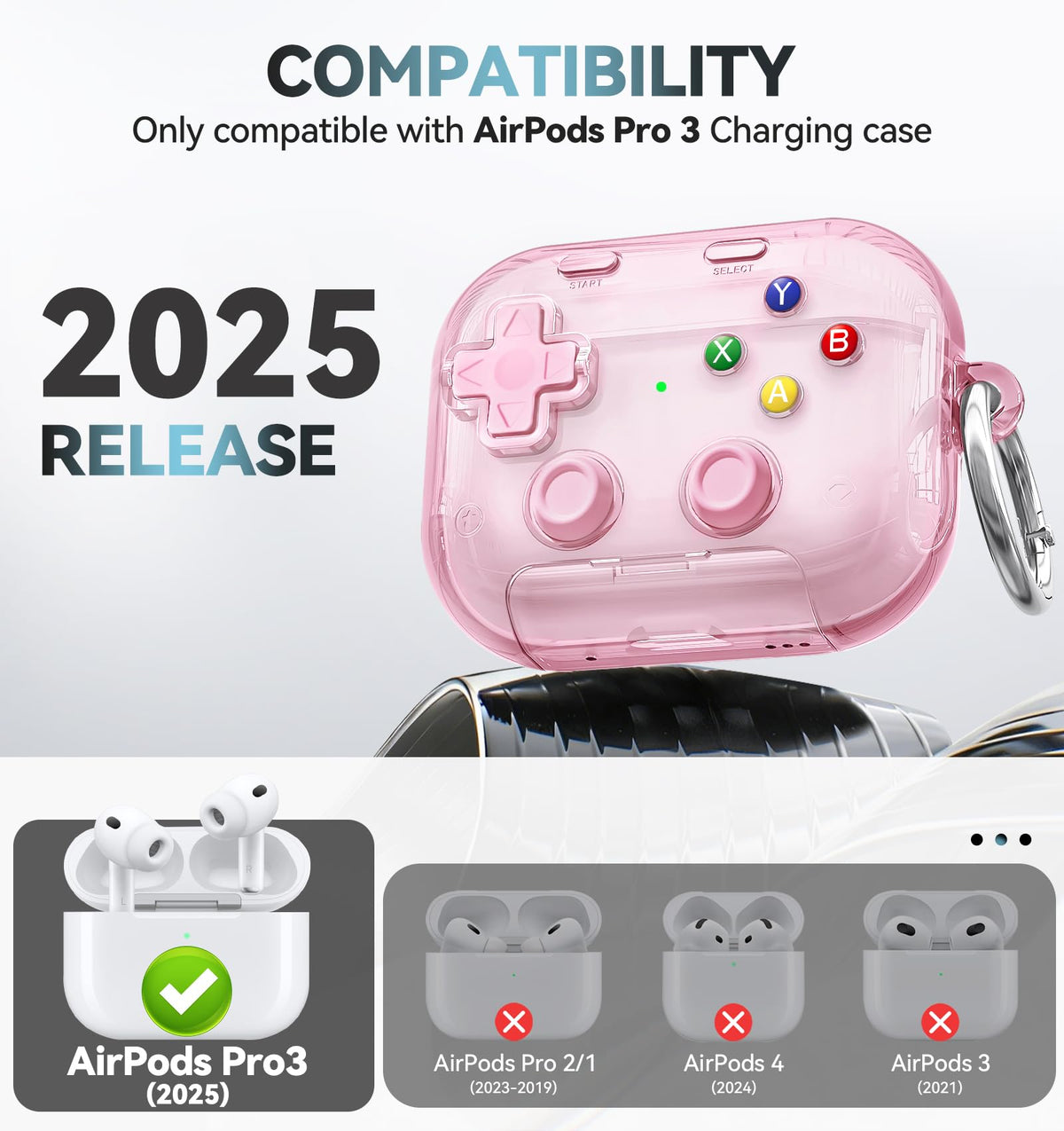 Polislime AirPods Pro 3 case safety lock prevents accidental openings