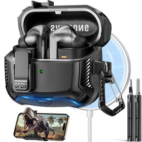 Polislime Buds3 Case with stand enables hands-free viewing while on the go.