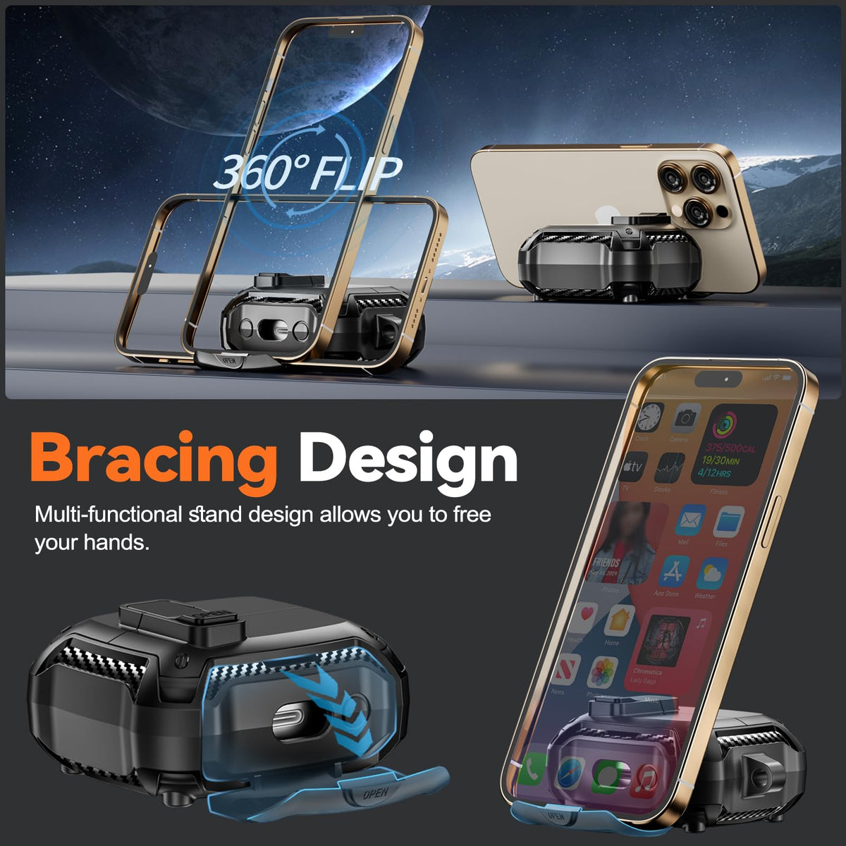 Polislime Buds3 Pro Case protective shell shields against dust and drops.