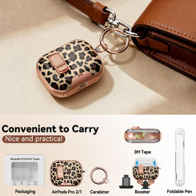 Polislime precise charging-port AirPods Pro case provides easy access.