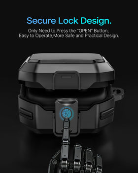 Carabiner-equipped Polislime case for easy attachment to bag or keys