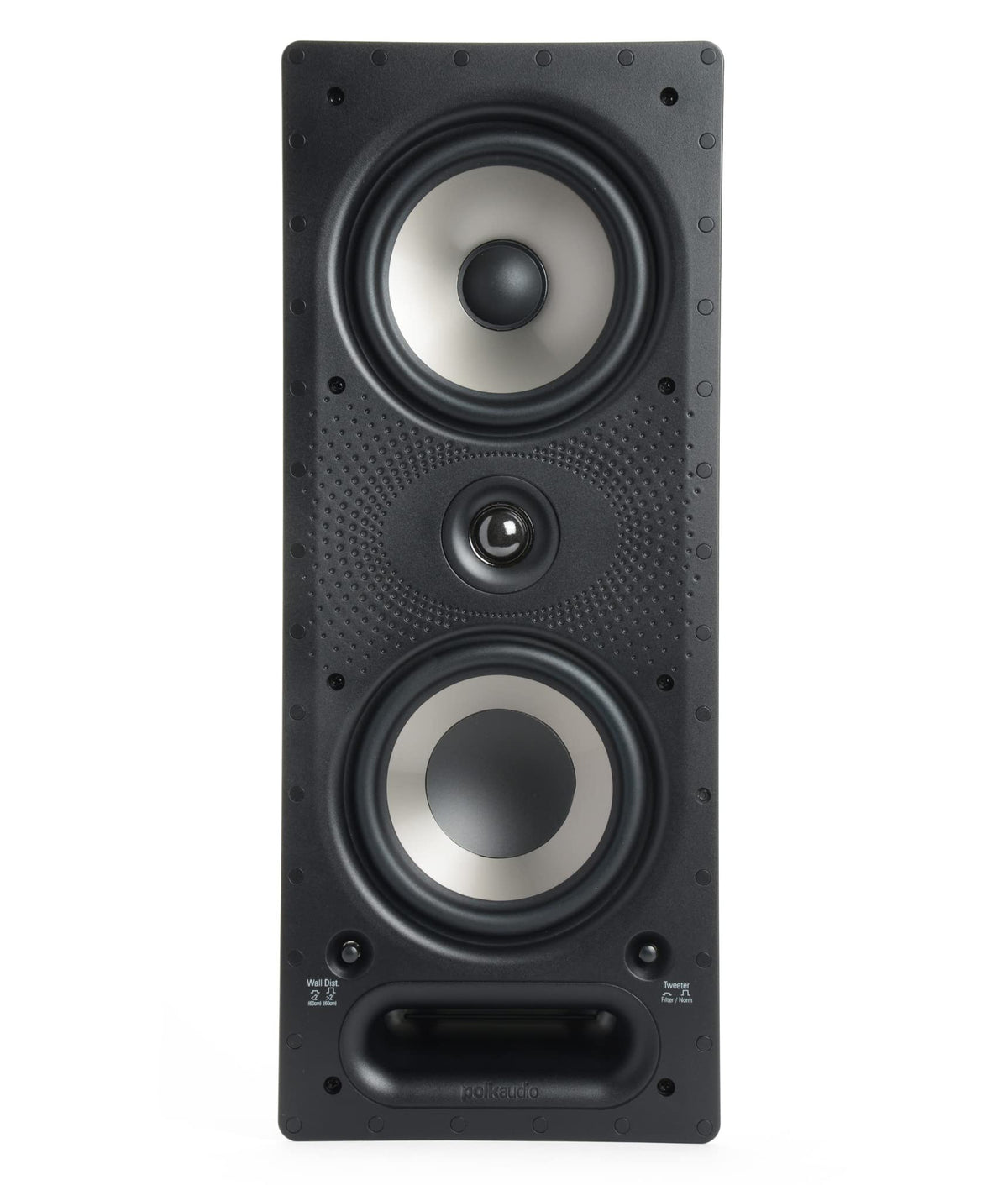 Polk Audio 265-RT left surround in-wall speaker for immersive home theater.
