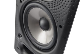 Polk Audio 65-RT power port venting reduces turbulence for deeper bass