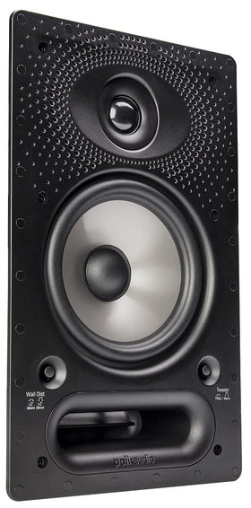 Polk Audio 65-RT in-wall woofer and dome tweeter deliver precise mid-bass