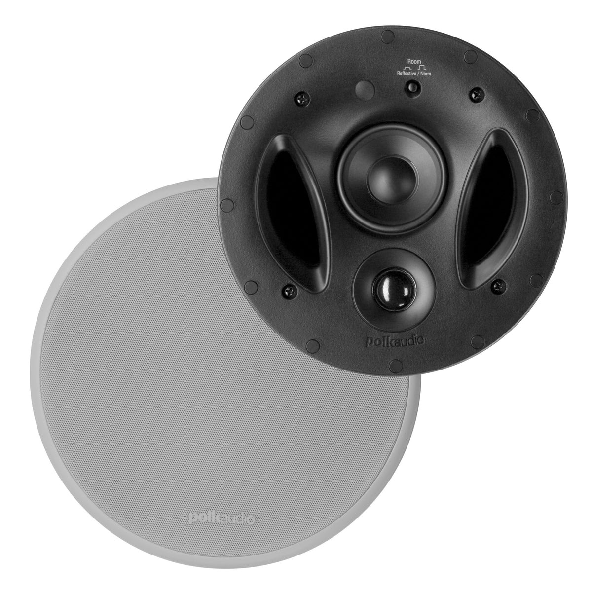 Polk Audio 70-RT 3-way in-ceiling speaker showcases compact design for discreet room music