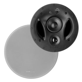 Polk Audio 70-RT 3-way in-ceiling speaker showcases compact design for discreet room music