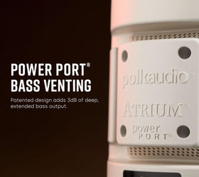 Polk Audio Atrium 6 angled-baffle supports discreet installation under overhangs