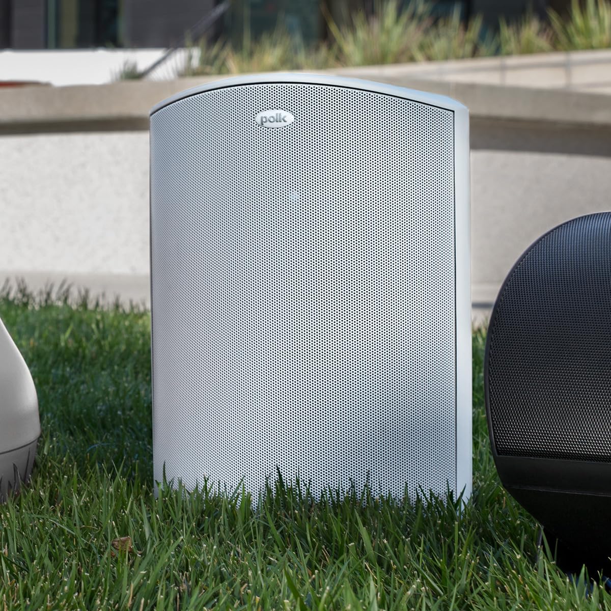 Atrium 8 with 6.5-inch woofer detail for strong outdoor bass