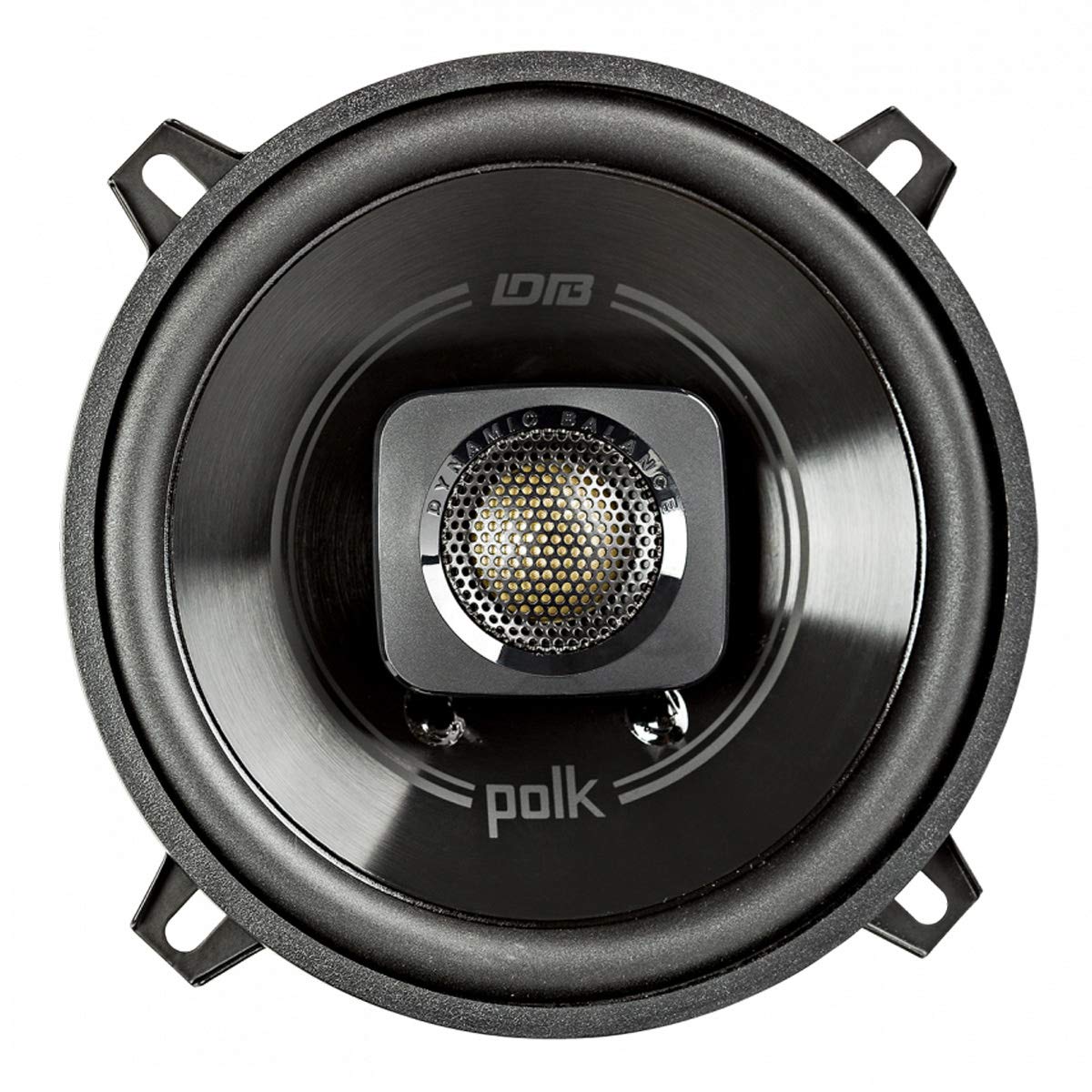 Polk Audio DB522 3/4 inch silk dome tweeter provides smooth high-frequency detail on the go