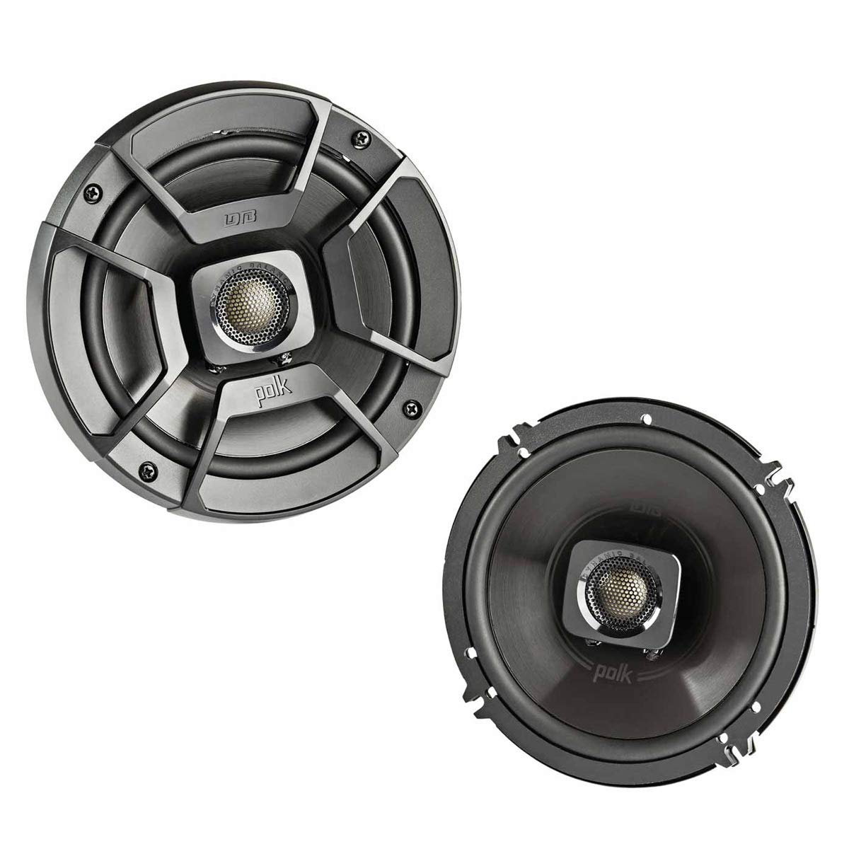 Polk Audio DB652 6.5-inch coaxial woofer for car and boat with clear sound
