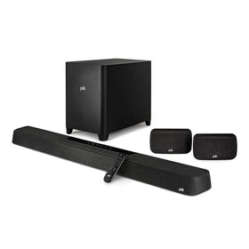 Polk Audio MagniFi Max AX SR bar front view showing 7.1.2 setup for immersive sound
