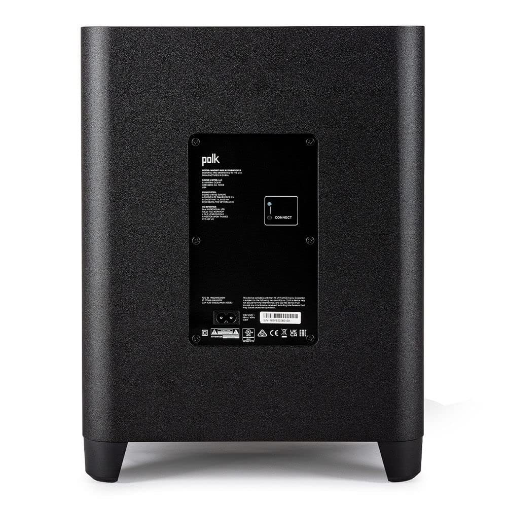 Polk Audio MagniFi Max AX SR bar LED display and control buttons