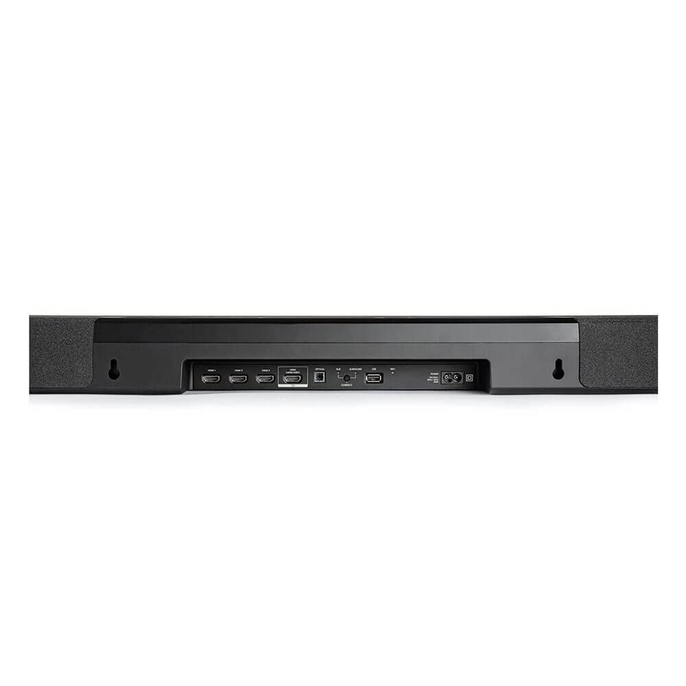 Polk Audio MagniFi Max AX SR bar top angle highlighting slim profile and driver array