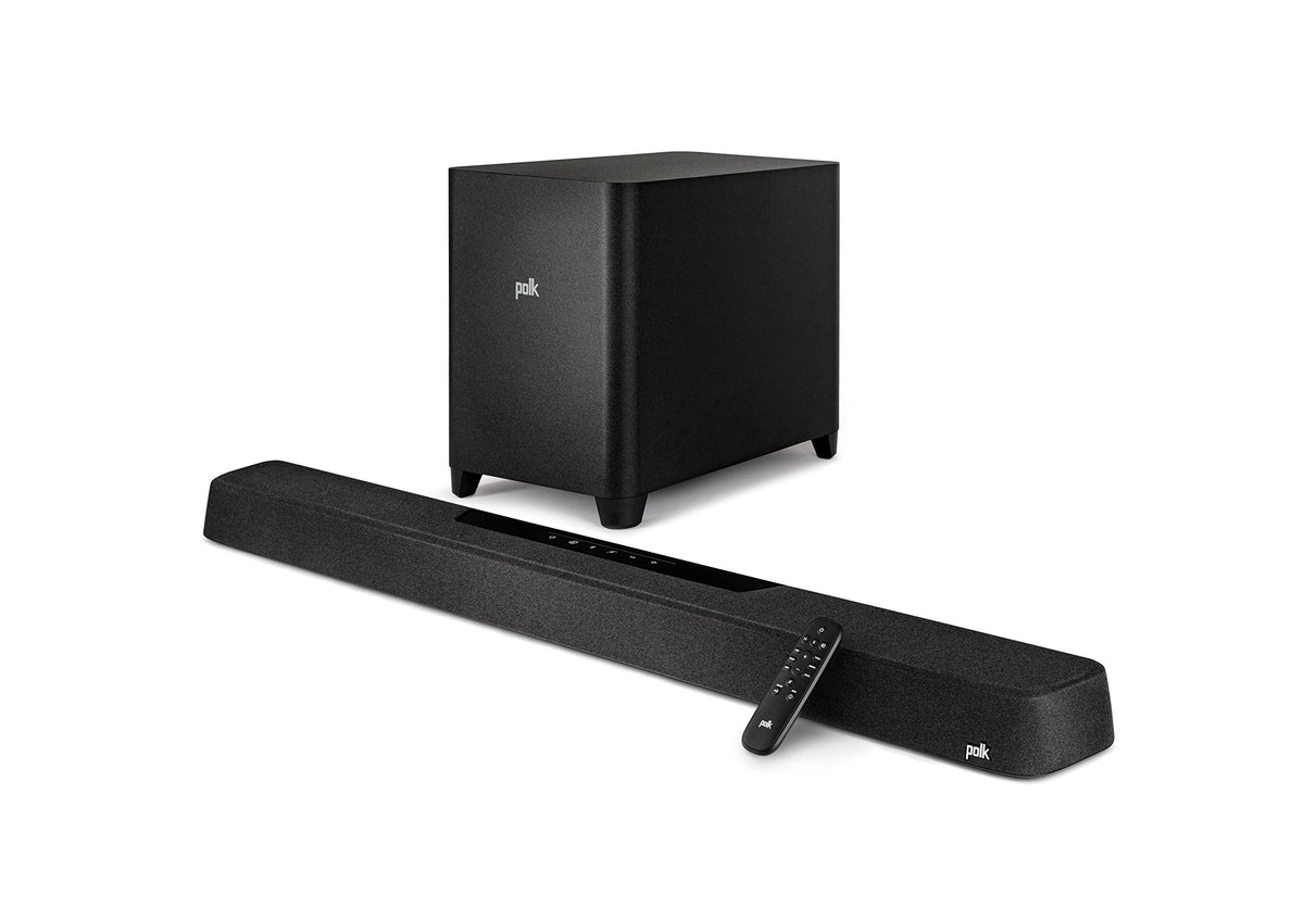 Polk Audio MagniFi Max AX front view for immersive TV sound