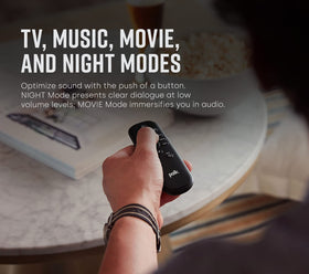 VoiceAdjust technology on Polk MagniFi Max AX for clearer dialogue