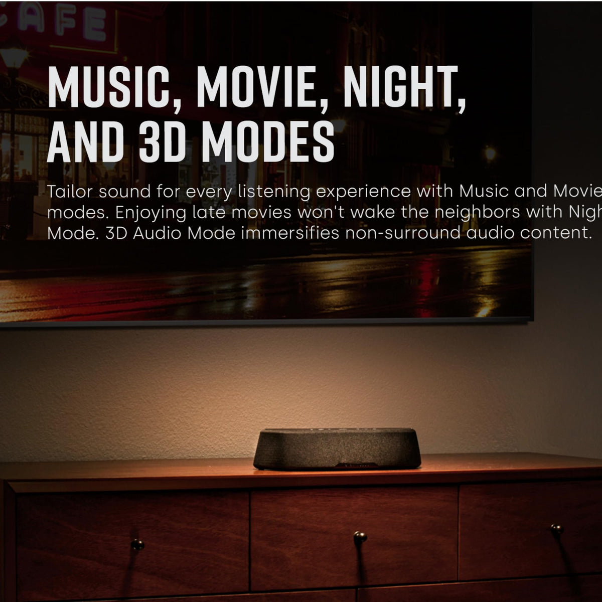 Dolby Atmos and SDA surround demonstration for immersive sound.