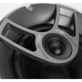 MC60 swiveling tweeter close-up enabling direction control of high frequencies.