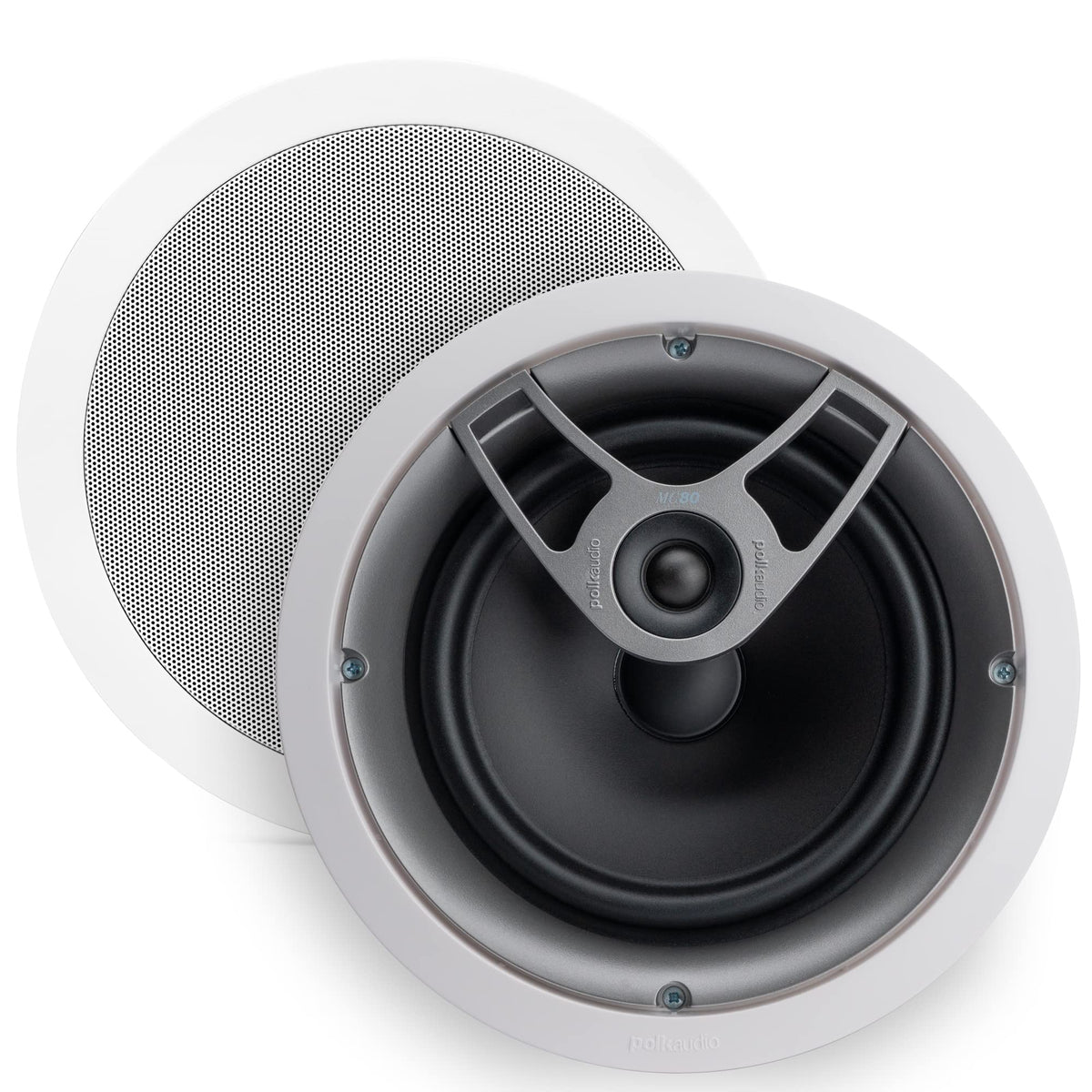 Polk Audio MC80 8-inch tweeter swivel for precise high-frequency control in ceiling install