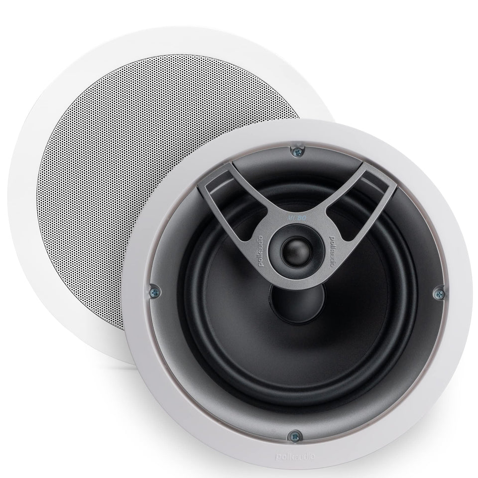 Polk Audio MC80 8-inch tweeter swivel for precise high-frequency control in ceiling install