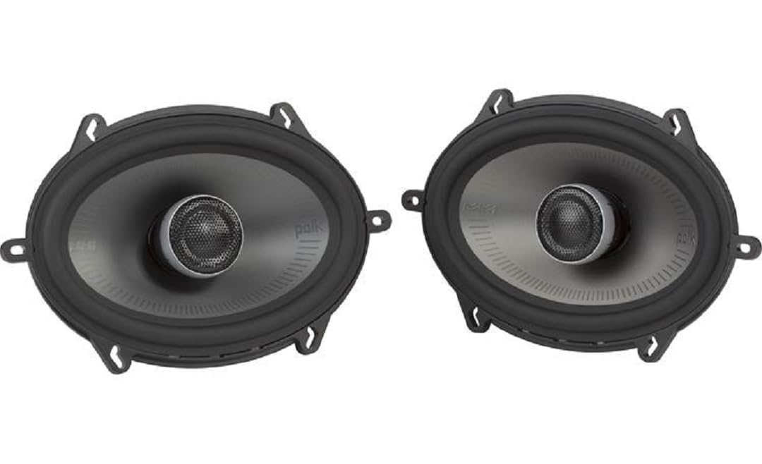 Polk Audio MM572 5x7 marine coaxial speaker for durable boat and car audio.
