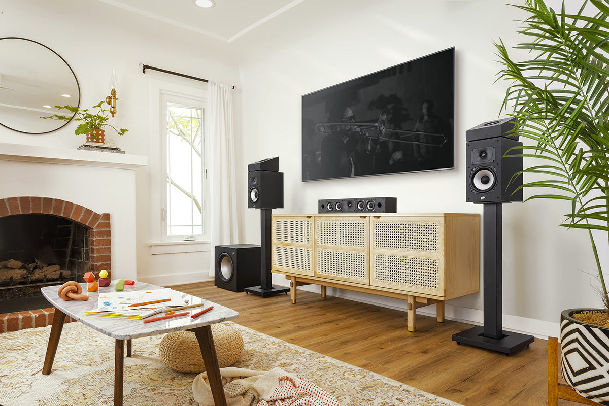 Built-in keyhole slots enable simple wall mounting for versatile layouts.
