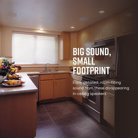 RC60i swiveling tweeter directs highs toward your listening area