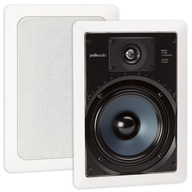 Polk Audio RC65i 6-5-inch in-wall speaker with compact profile and rich bass.