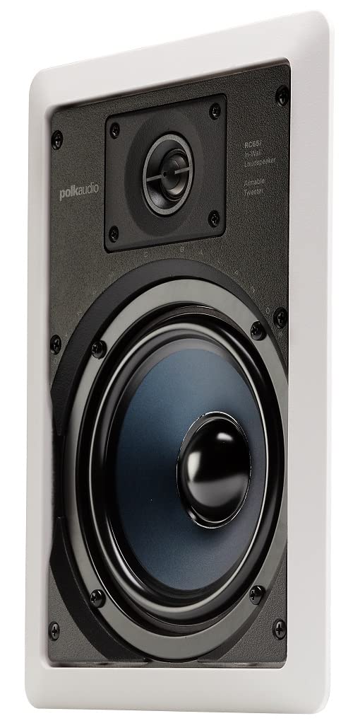 Polk RC65i moisture-resistant construction suits humidity-prone spaces.