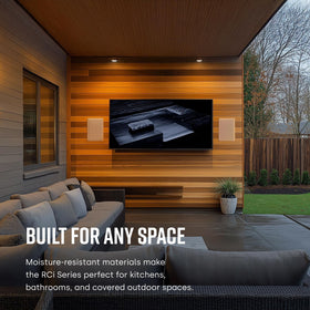 Moisture-resistant RC85i housing suitable for bathrooms or kitchens