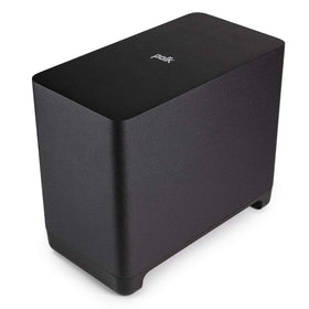 Polk Audio React subwoofer paired with React Sound Bar for a cohesive 2.1 system