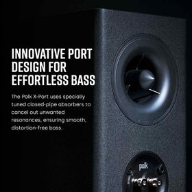 Polk Audio Reserve R200 large 5-way binding posts enable lossless connections.