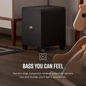 Polk Audio Signa S4 wall-mount option for a low-profile placement.