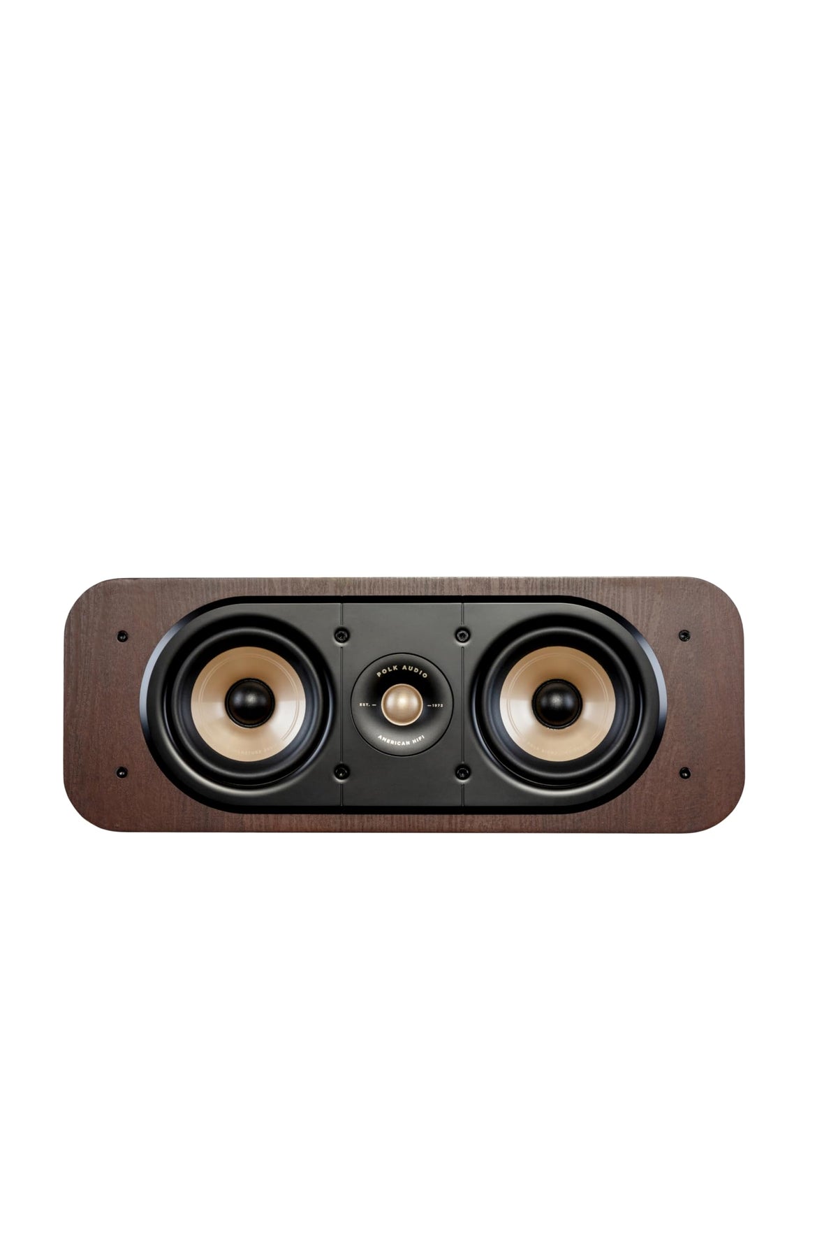 Polk Audio Signature Elite ES30 center speaker front view delivers crystal-clear dialogue for immersive movies.