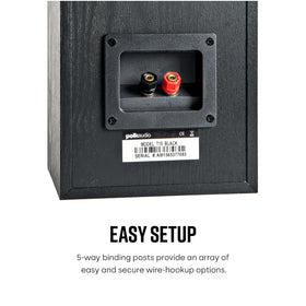 Polk Audio T15 rear port for enhanced bass response