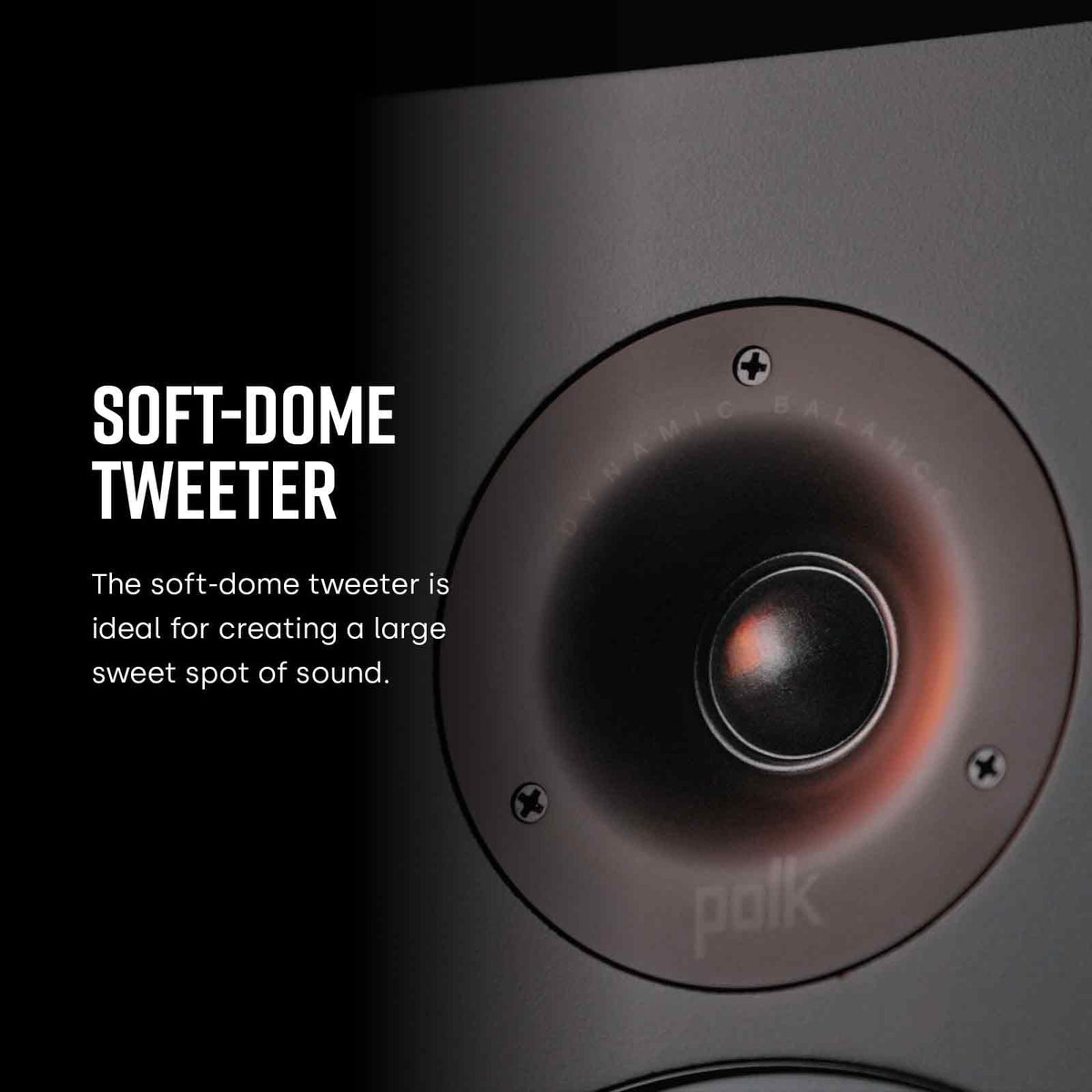 Polk Audio T50 dual bass radiators deliver deep bass