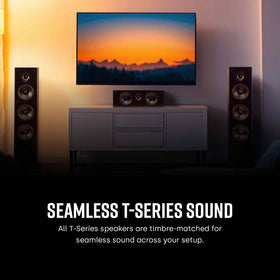 Polk Audio T50 in room setup for easy placement