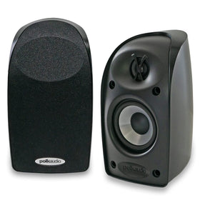Polk Audio TL1 Blackstone finish highlights glossy black aesthetic for contemporary rooms.
