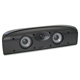 Polk Audio TL1 in-room placement demonstrating secure, stylish center channel.