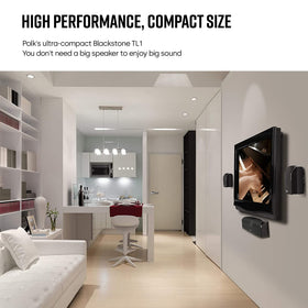 Polk Audio TL1 dynamic balance driver closeup highlights accurate, detailed sound.