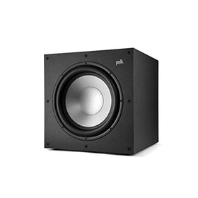 Polk Monitor XT12 subwoofer with 12-inch woofer delivering deep bass for movies and music