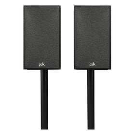 Polk Monitor XT20 cabinet in midnight black finish for versatile styling.