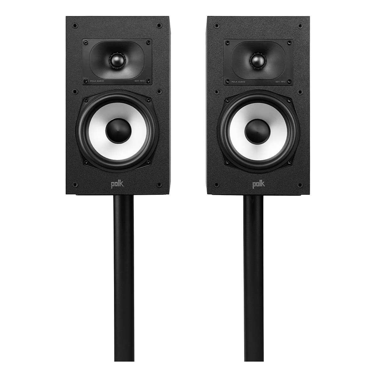 Polk Monitor XT20 tweeter close-up for crisp highs and clear dialogue.