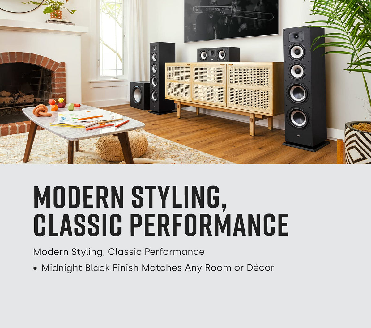 Polk Monitor XT30 dual woofers detail for balanced mid-bass response