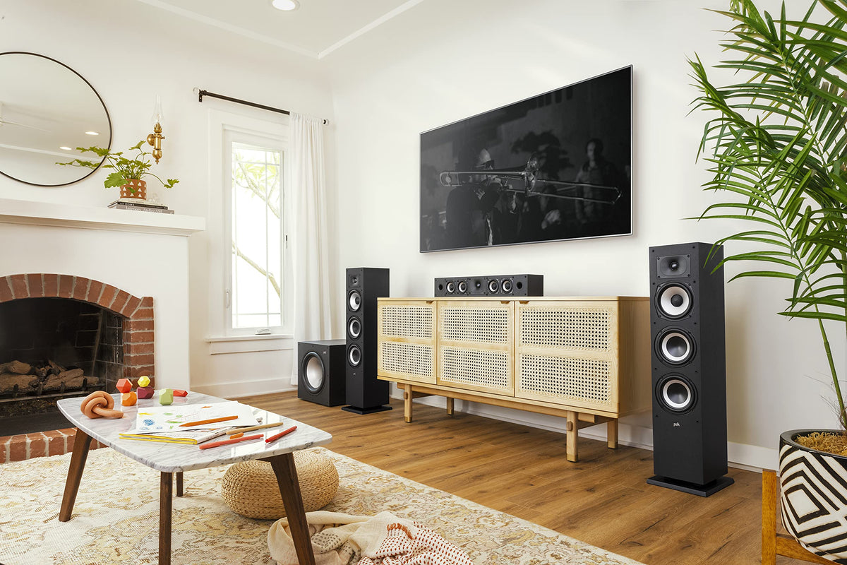 Polk Monitor XT60 rubber feet enable stable placement