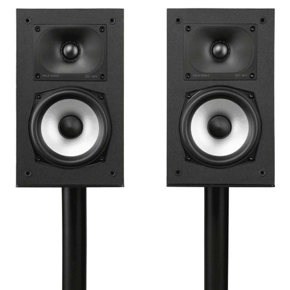 Polk Monitor XT15 cabinet design adds compact elegance to any bookshelf