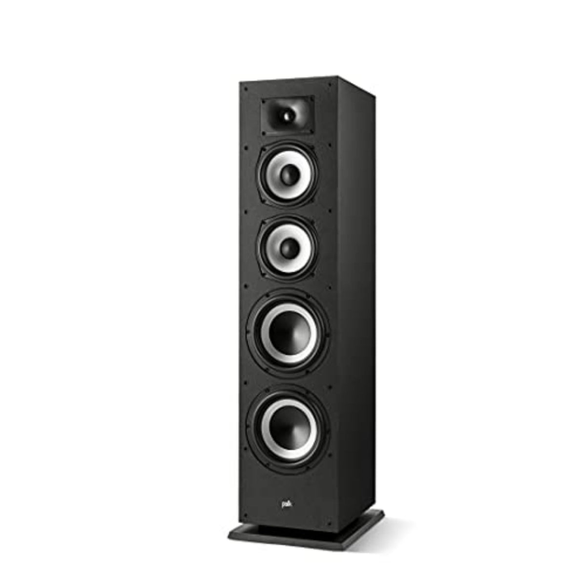 Polk Monitor XT70 front view delivering immersive home theater sound.
