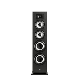 Polk Monitor XT70 paired with subwoofer for complete setup.